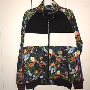 Zara Man fashion floral jacket